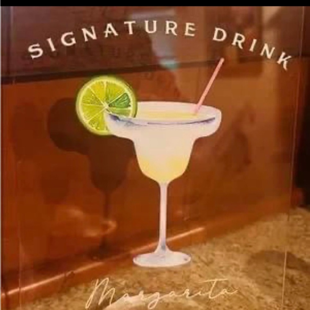 Wedding Signature Drink Sign